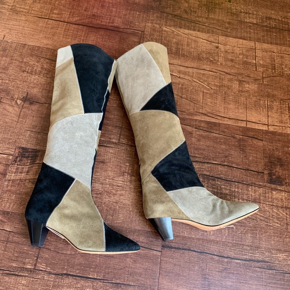 Isabel Marant Etoile 8M(38) patch multicolor boots - Picture 5 of 16